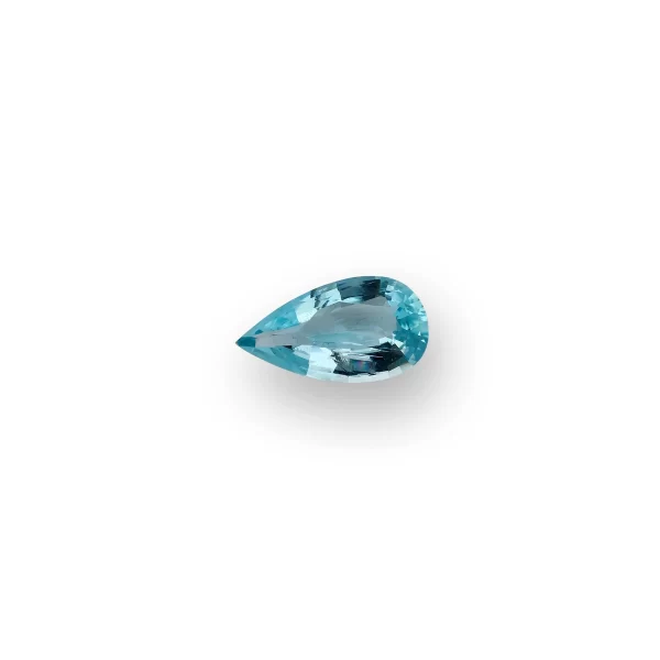 Aigue Marine - Taille Poire facette (7.140 ct)