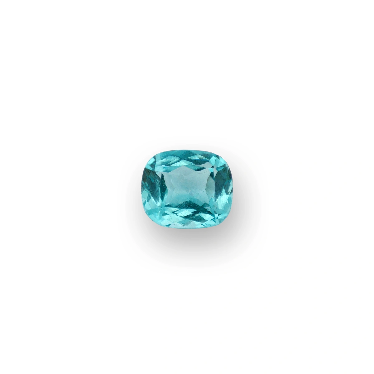 Tourmaline Indicolite bleu lagon couleur Paraiba - Taille Coussin Facett (3.09 ct)
