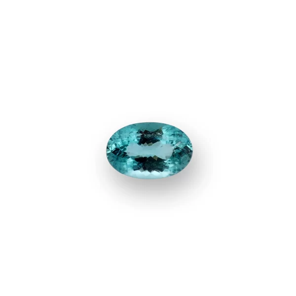 Tourmaline Indicolite - Taille Ovale Facette (5.44 ct)