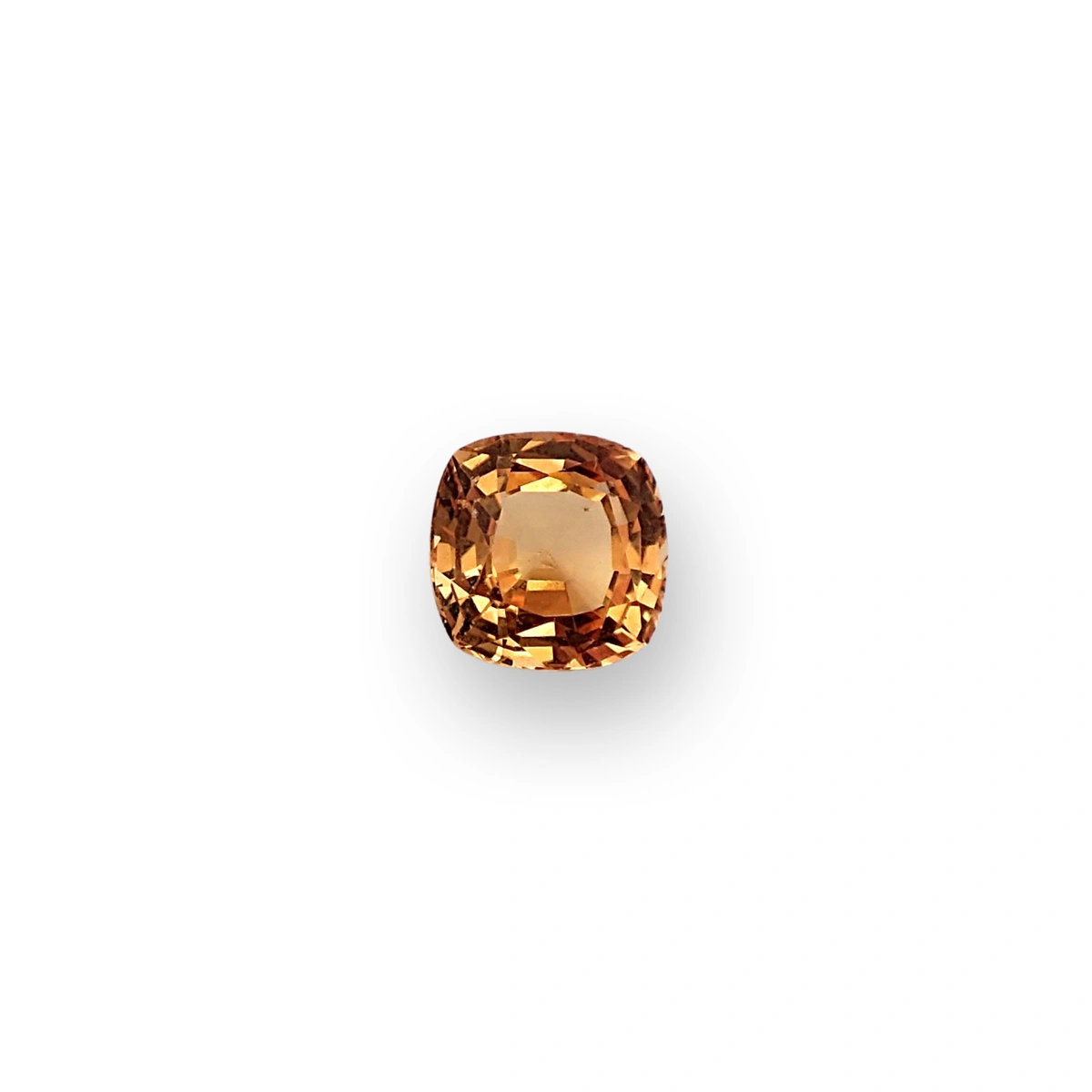Topaze Impriale - Taille Coussin Carr Facett (1.90 ct)