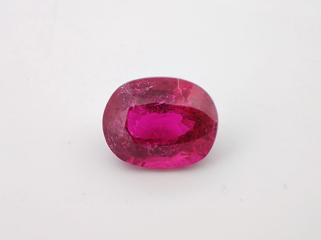 Tourmaline Rubellite – Taille Coussin (3.19 ct)