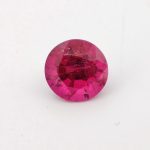 Tourmaline Rubellite rond 1,445 ct