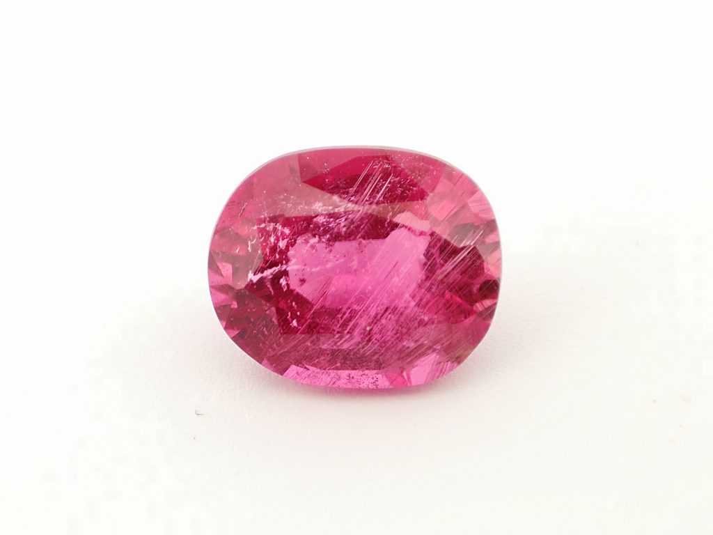 Tourmaline Rubellite – Taille Coussin (1,19 ct)