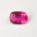 Tourmaline Rubellite - Taille Coussin (0,885 ct)